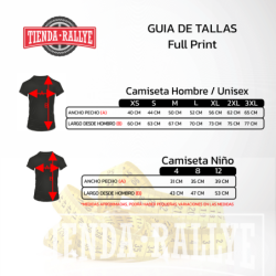 Camiseta 57º Rallye Rias Baixas  FULL PRINT