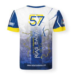 Camiseta 57º Rallye Rias Baixas  FULL PRINT