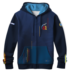 Sudadera 61º Rally Blendio Princesa de Asturias Azul Marino FULL PRINT