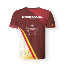 Camiseta Team España 2024 roja/blanca FULL PRINT