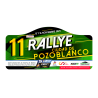 Placa adhesivo exterior 11º Rallye de Pozoblanco "pequeña"