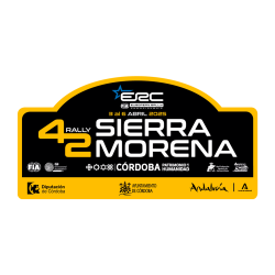 Placa aluminio 42º Rallye Sierra Morena  chapa matrícula rigida