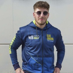 Sudadera 49º Rally Islas Canarias FULL PRINT "azul"