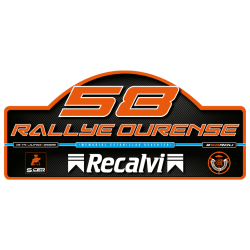 Placa adhesivo 58º Rallye Ourense