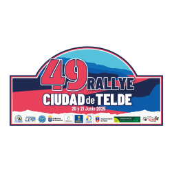 Placa adhesivo 49º Rallye Ciudad de Telde