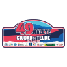 Placa aluminio 49º Rallye Ciudad de Telde chapa matrícula rigida