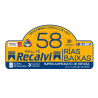 Placa aluminio 58º Rallye Rías Baixas  chapa matrícula rigida