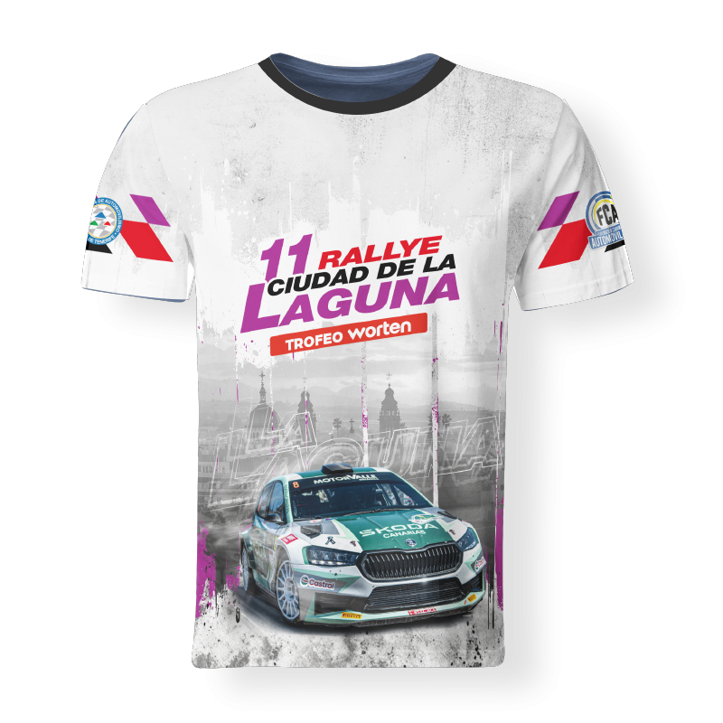 Camiseta 11º Rallye Ciudad de La Laguna FULL PRINT