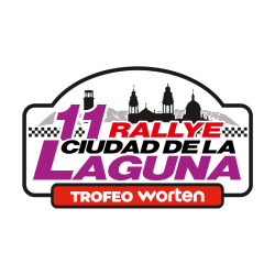Placa adhesivo 11º Rallye Ciudad de La Laguna