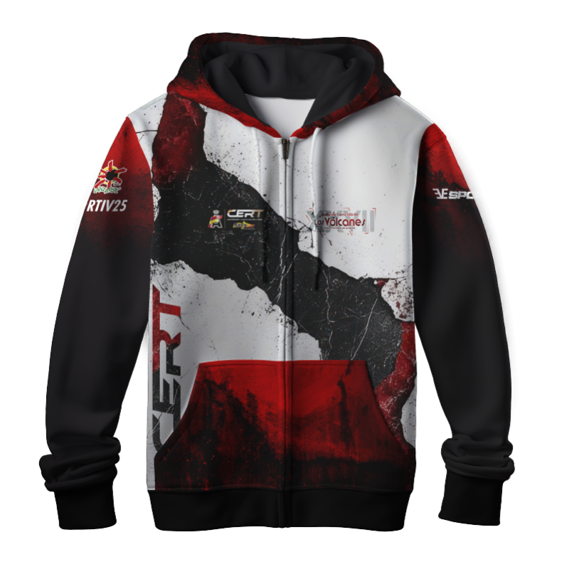 Sudadera XXVII Rallye de Tierra Isla de los Volcanes FULL PRINT
