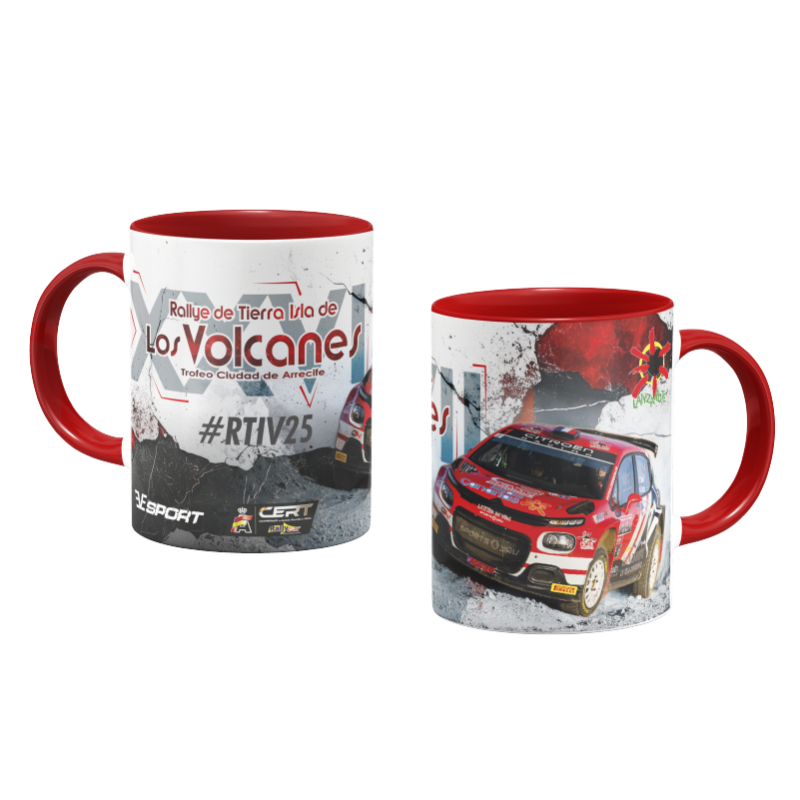 Taza XXVII Rallye de Tierra Isla de los Volcanes