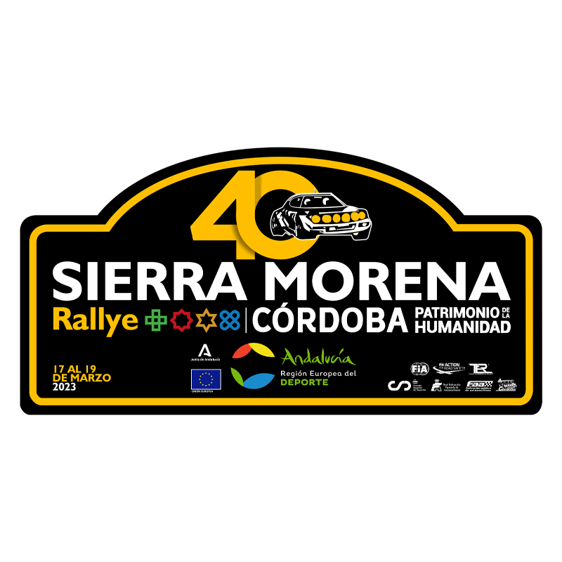 Placa 40º Rallye Sierra Morena