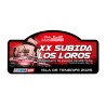 Placa adhesivo XX Subida los Loros
