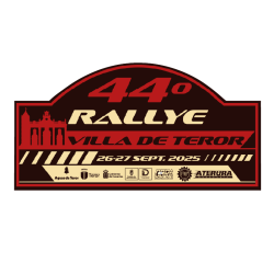 Placa aluminio 44º Rallye Villa de Teror  chapa matrícula rigida