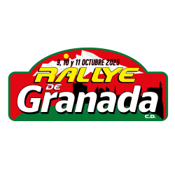 Placa aluminio XI Rallye Ciudad de Granada  chapa matrícula rigida