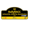 Placa aluminio 60º RallyRACC Catalunya Costa Daurada  chapa matrícula rigida