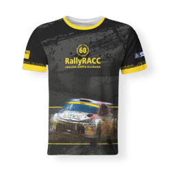 Camiseta azul 60º RallyRACC Catalunya Costa Daurada  FULL PRINT