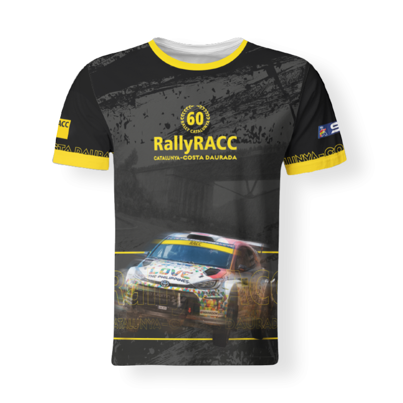 Camiseta azul 60º RallyRACC Catalunya Costa Daurada FULL PRINT