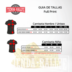 Camiseta 4º Rallye Valle del Guadiato  FULL PRINT