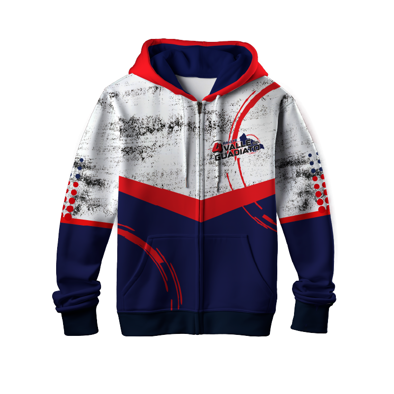 Sudadera 4º Rallye Valle del Guadiato FULL PRINT "azul"