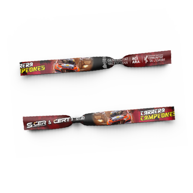 Pulsera Carrera de Campeones 2025