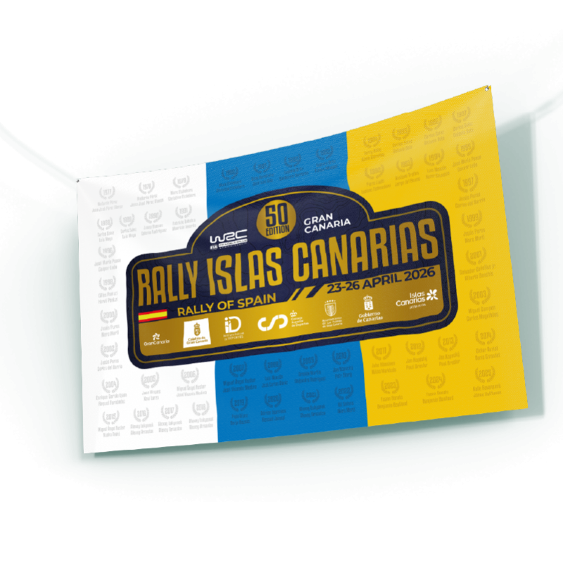 Bandera FAN 50º Rally Islas Canarias- Rally of Spain