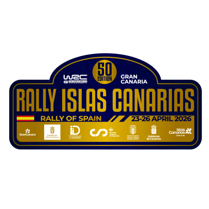 Placa 50º Rally Islas Canarias- Rally of Spain