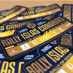 Placa 50º Rally Islas Canarias- Rally of Spain