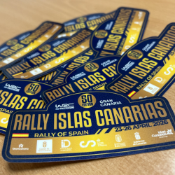 Placa 50º Rally Islas Canarias- Rally of Spain