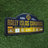 Placa ALUMINIO 50º RALLY ISLAS CANARIAS  CHAPA MATRICULA RIGIDA