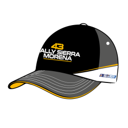 Gorra 43º Rallye Sierra Morena "gris"