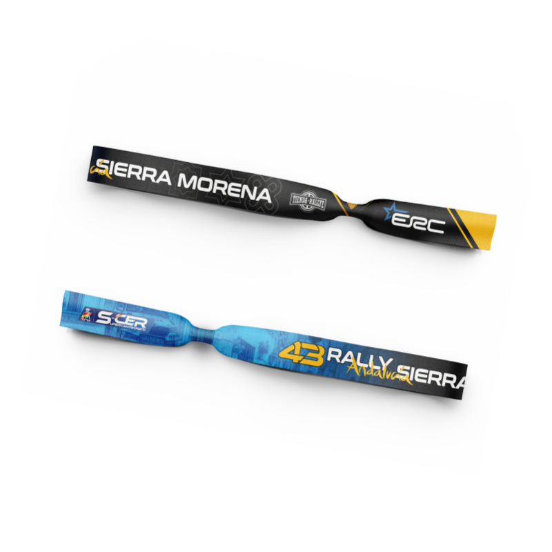Pulsera 43º Rallye Sierra Morena "azul"