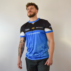 Camiseta 43º Rallye Sierra Morena "azul"  FULL PRINT