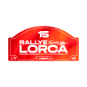 Placa adhesivo 15º Rallye Tierras Altas de Lorca