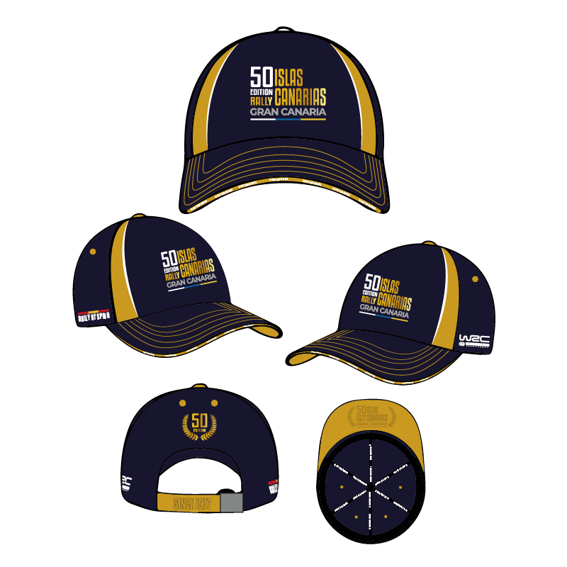 Gorra 50º Rally Islas Canarias "azul marino"
