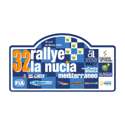 Placa adhesivo 32º Rallye la Nucia