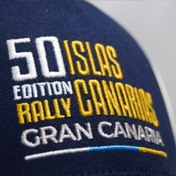 Gorra 50º Rally Islas Canarias "azul marino"
