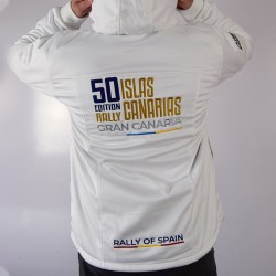 Chaqueta Softshell 50º Rally  Islas Canarias "Blanca"