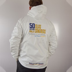 Chaqueta Softshell 50º Rally  Islas Canarias "Blanca"