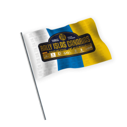 Bandera palo FAN 50º Rally Islas Canarias- Rally of Spain