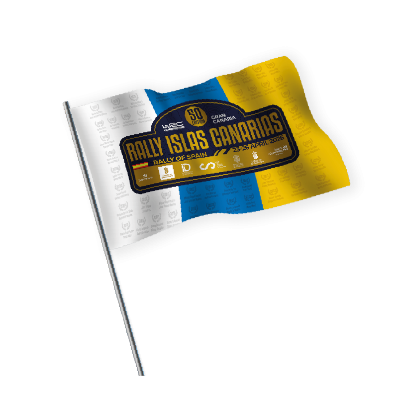 Bandera palo FAN 50º Rally Islas Canarias- Rally of Spain