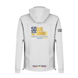 Chaqueta Softshell 50º Rally  Islas Canarias "Blanca"