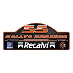 Placa 55º Rallye de Ourense-Recalvi RIGIDA