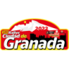 Placa adhesivo exterior VIII Rallye Ciudad de Granada 2022 "pequeña"