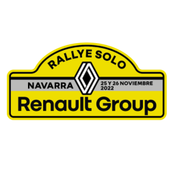 Placa adhesivo exterior Rallye Solo Renault Group "pequeña"