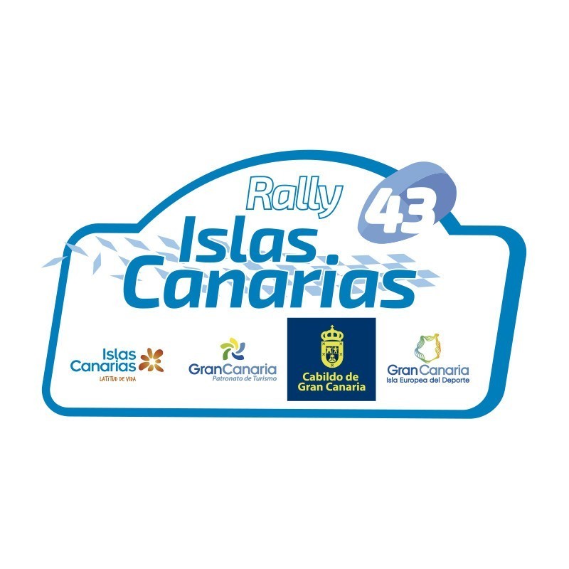 Placa 2019 Rally Islas Canarias grande