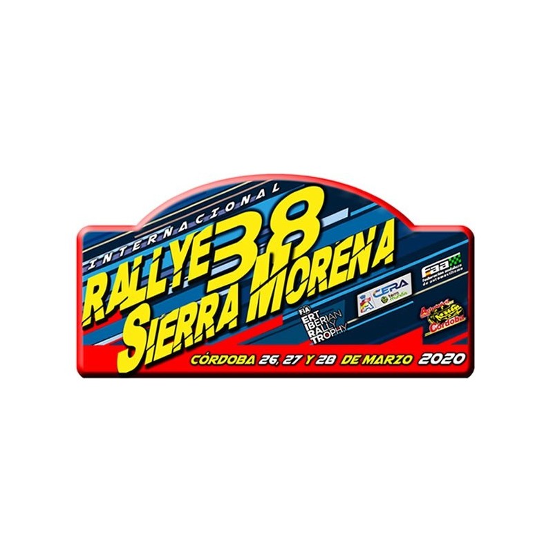 Placa 38º Rallye Sierra Morena (grande)