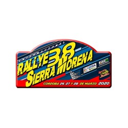 Placa 38º Rallye Sierra Morena RIGIDA
