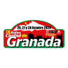 Placa adhesivo exterior IX Rallye Ciudad de Granada "pequeña"