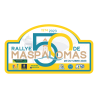 Placa adhesivo exterior 50º Rallye de Maspalomas "pequeña"